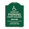 Signmission Connecticut Reserved Parking Permit Required Violators Fined Min $150 Alum, 24" x 18", G-1824-24659 A-DES-G-1824-24659 - alternate 1